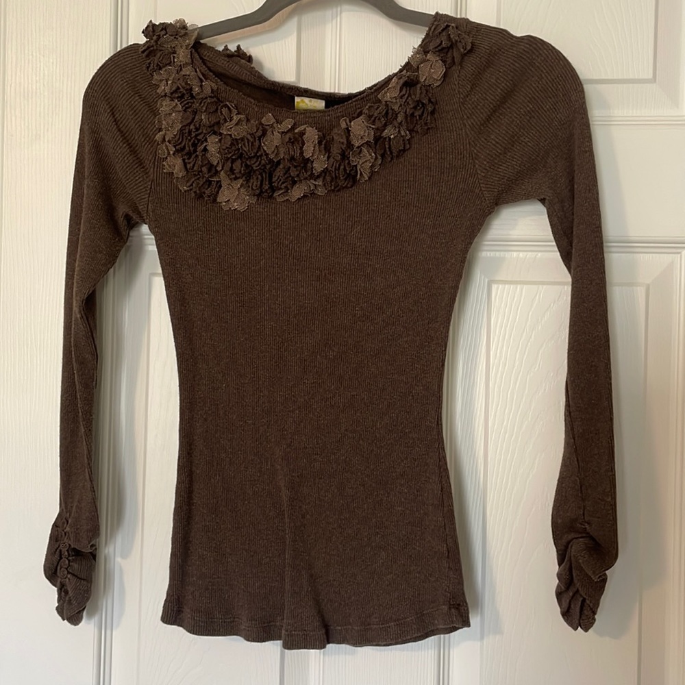 Anthropologie sweater with details